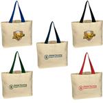 JH3019 Natural Cotton Canvas Tote Bag With Custom Imprint